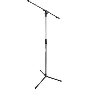 Adjustable Boom Height Microphone Stand with Tripod Base, Up to 85.75 Inches